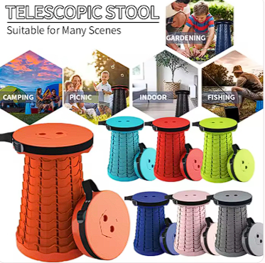 tabouret télescopique portable